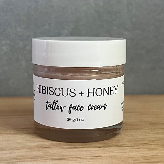 Mini Hibiscus + Honey Tallow Face Cream