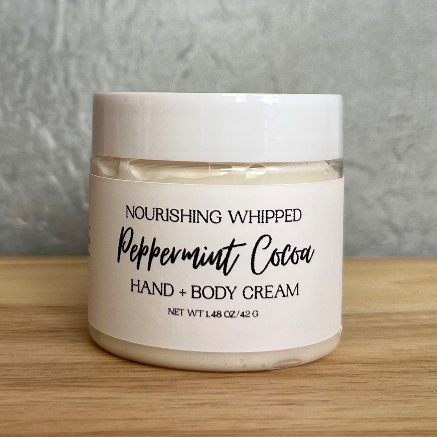 Peppermint Cocoa Nourishing Whipped Hand + Body Cream